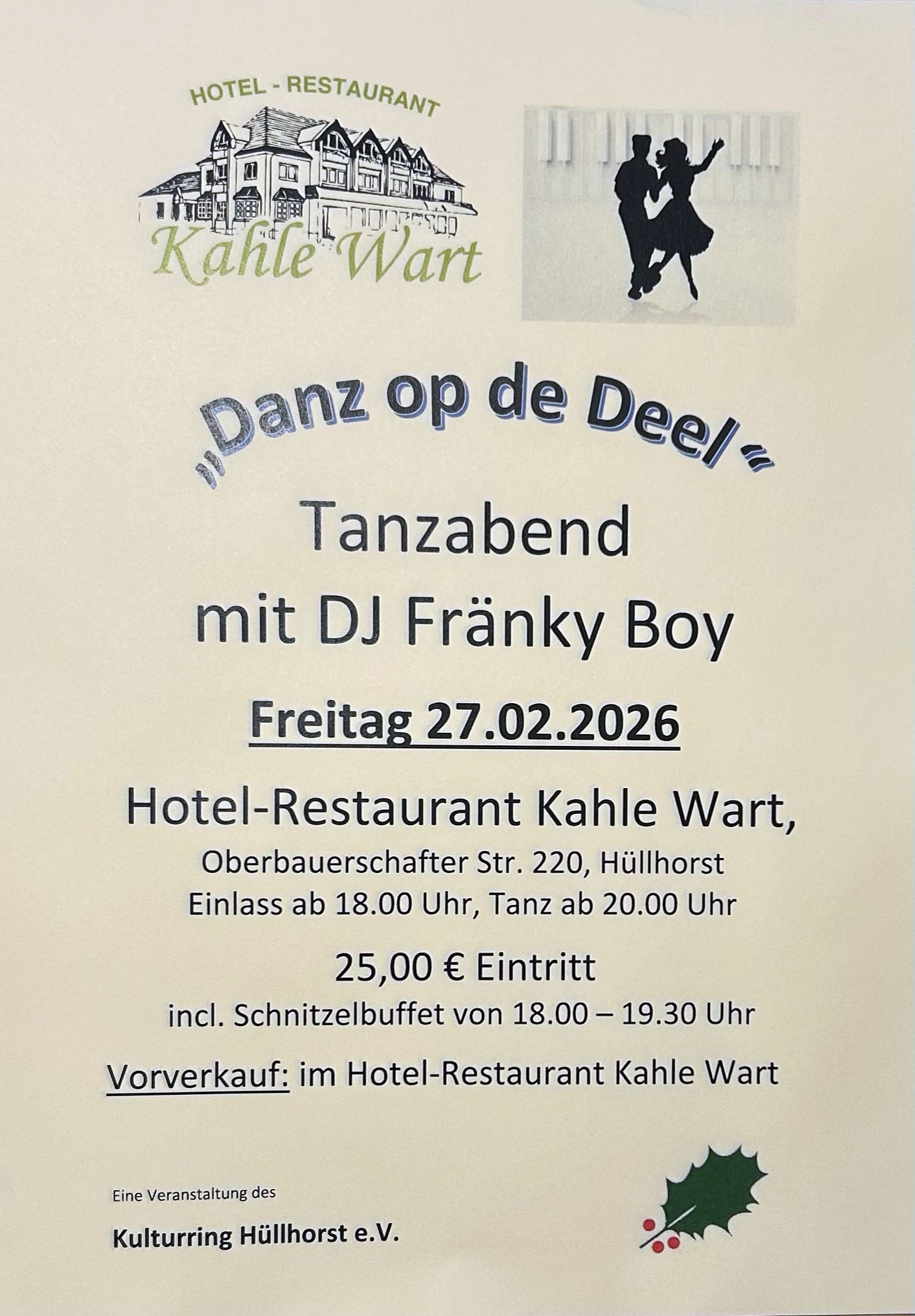 Danz up de deel 2026